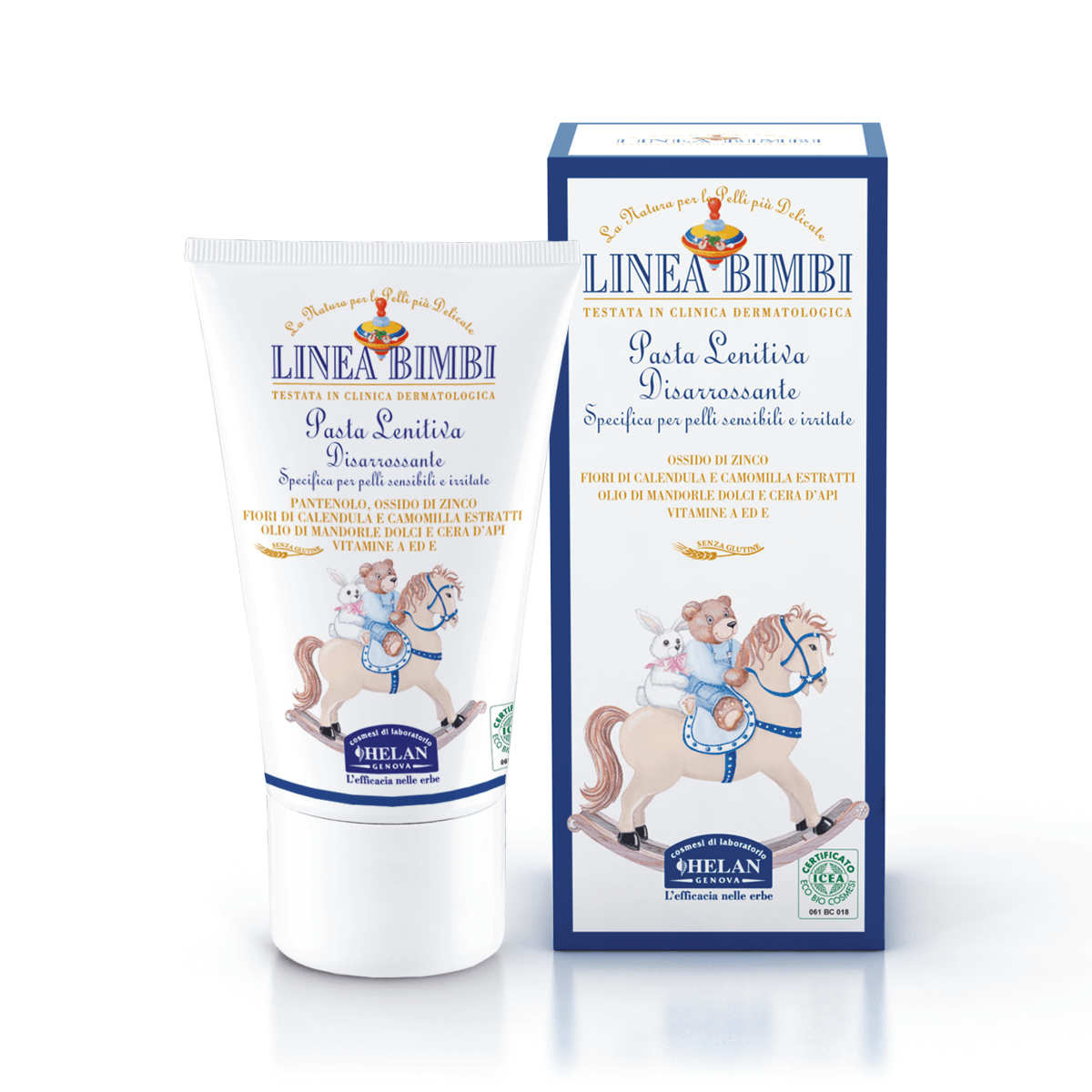 Pasta Lenitiva Disarrossante Linea Bimbi Helan