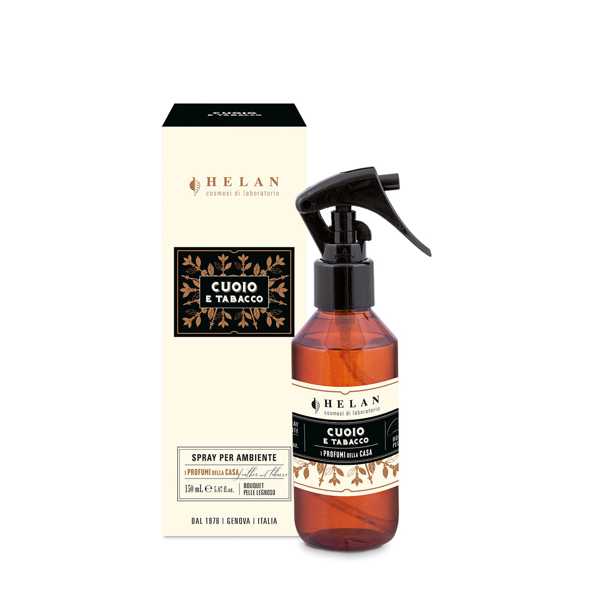 CUOIO E TABACCO -  Profumatore Spray per Ambiente 150 mL