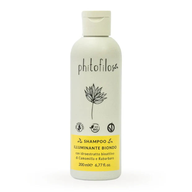 Shampoo Illuminante Biondo con Camomilla e Rabarbaro