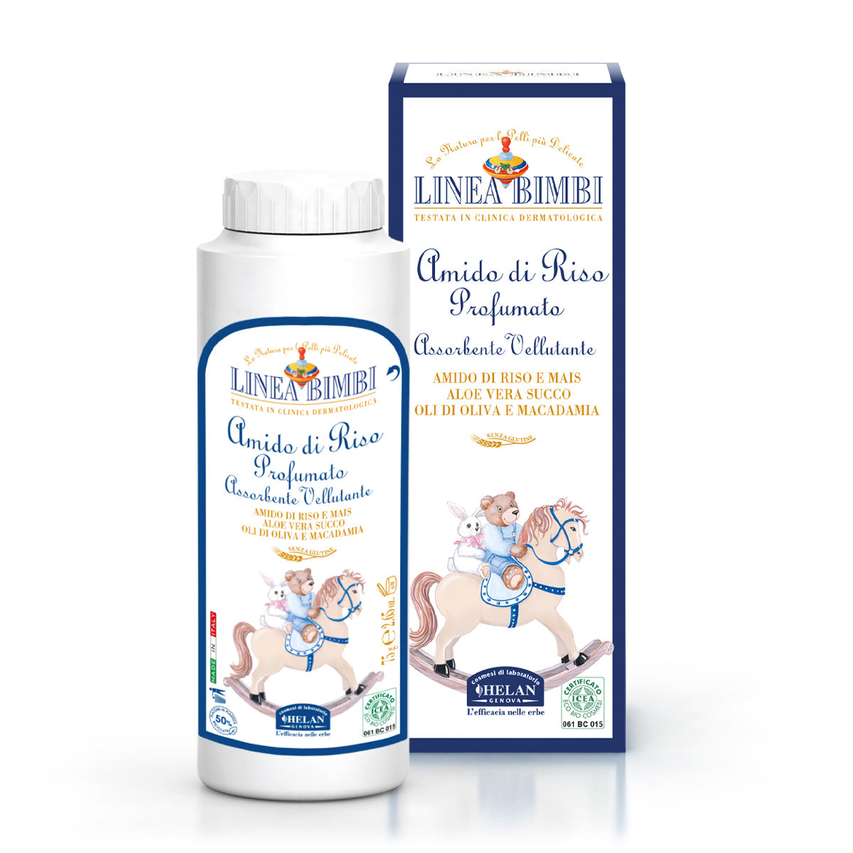 Amido di Riso Profumato Linea Bimbi Helan