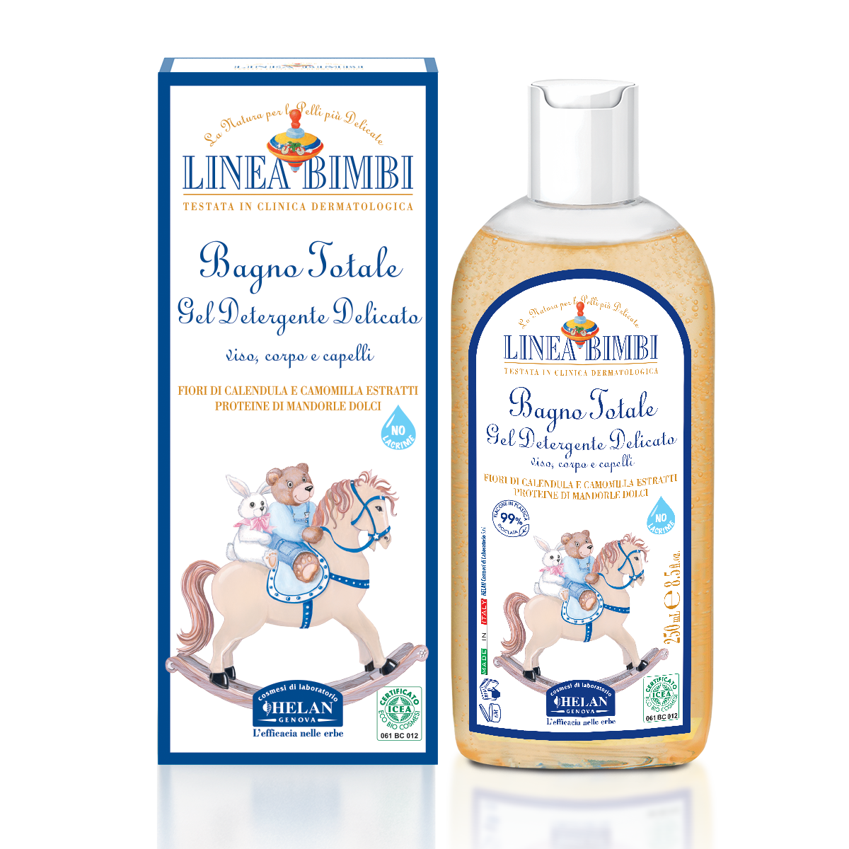 Bagno Totale Delicato 250 ml Linea bimbi Helan