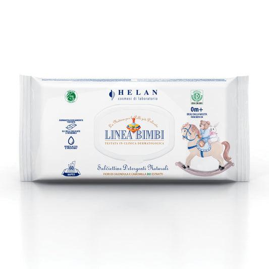 Salviettine Detergenti Naturali Linea Bimbi Helan